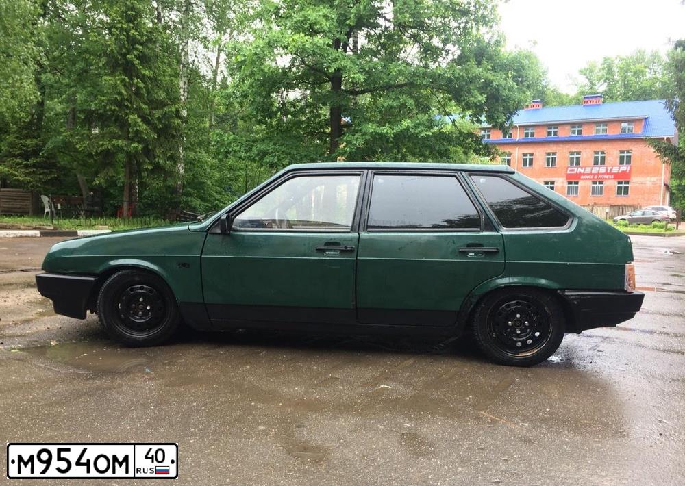 Фото автомобиля LADA 2109 SAMARA, 1999 — госномер О966ТК50. Цвет: ЗЕЛЕНЫЙ