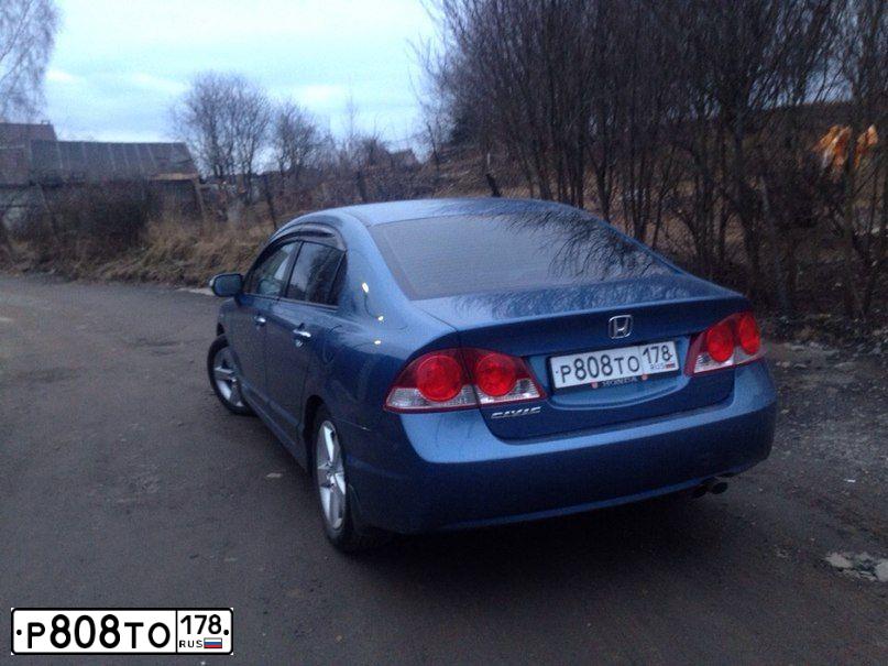 Фото автомобиля HONDA CIVIC, 2008 — госномер М688ХР82