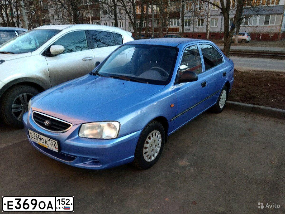 Фото автомобиля TAGAZ ACCENT, 2005 — госномер Е369ОА152. Цвет: ФИОЛЕТОВЫЙ