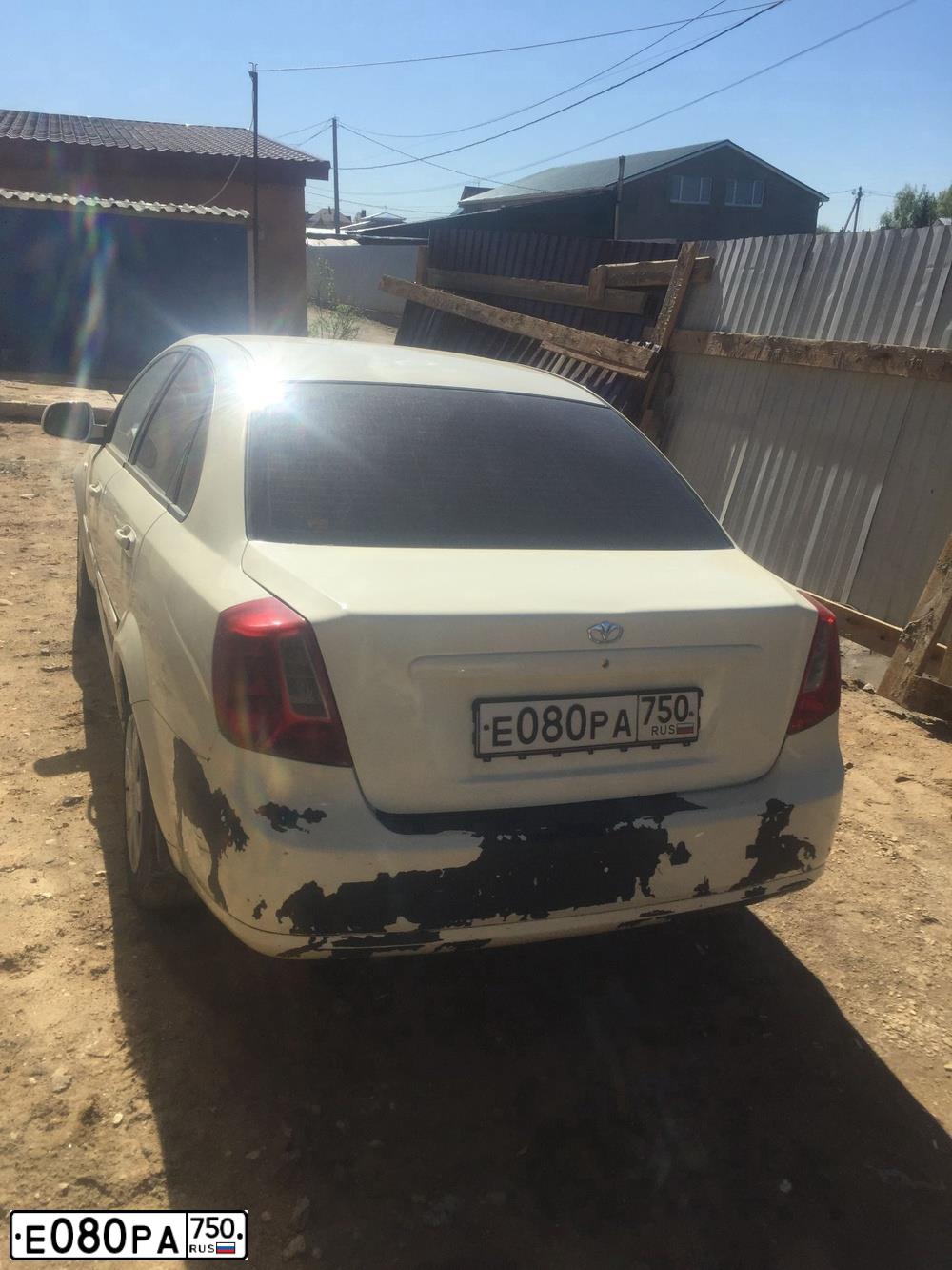 Фото автомобиля DAEWOO GENTRA, 2015 — госномер А559ТХ193. Цвет: МОЛОЧНЫЙ