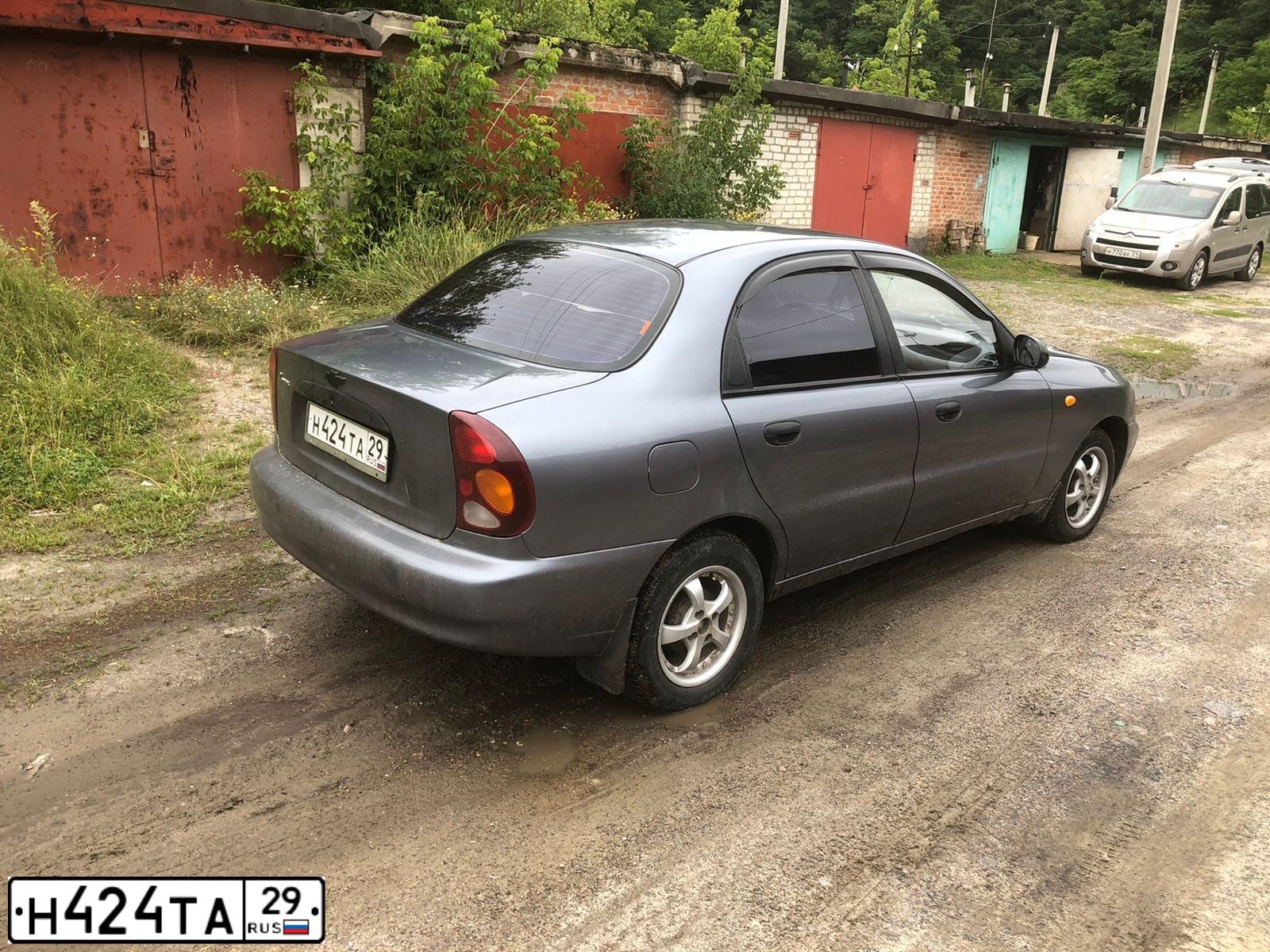 Фото автомобиля ZAZ LANOS, 2007 — госномер О660НУ29. Цвет: СЕРЫЙ