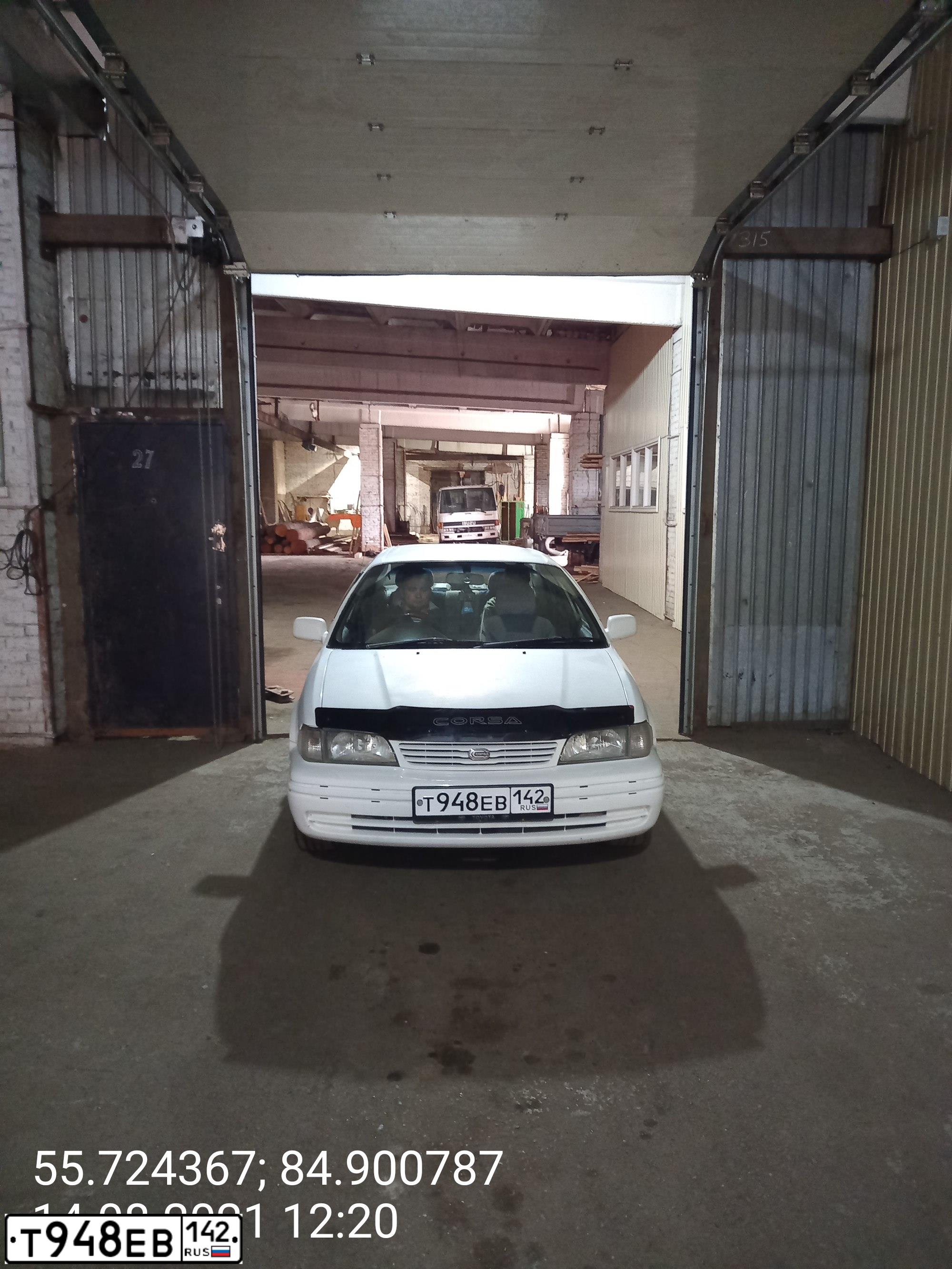 Фото автомобиля TOYOTA CORSA, 1999 — госномер Х273РВ142