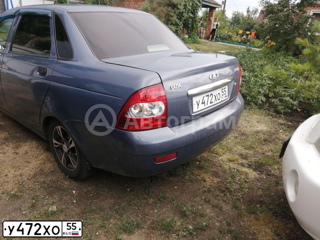 Фото автомобиля LADA PRIORA, 2008 — госномер О125МХ142. Цвет: СЕРО-СИНИЙ