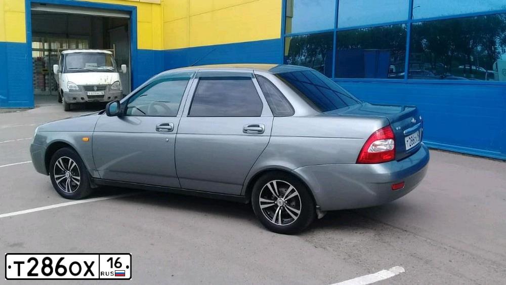 Фото автомобиля LADA 2170 PRIORA, 2011 — госномер А264УВ716. Цвет: средний серо-зеленый металлик