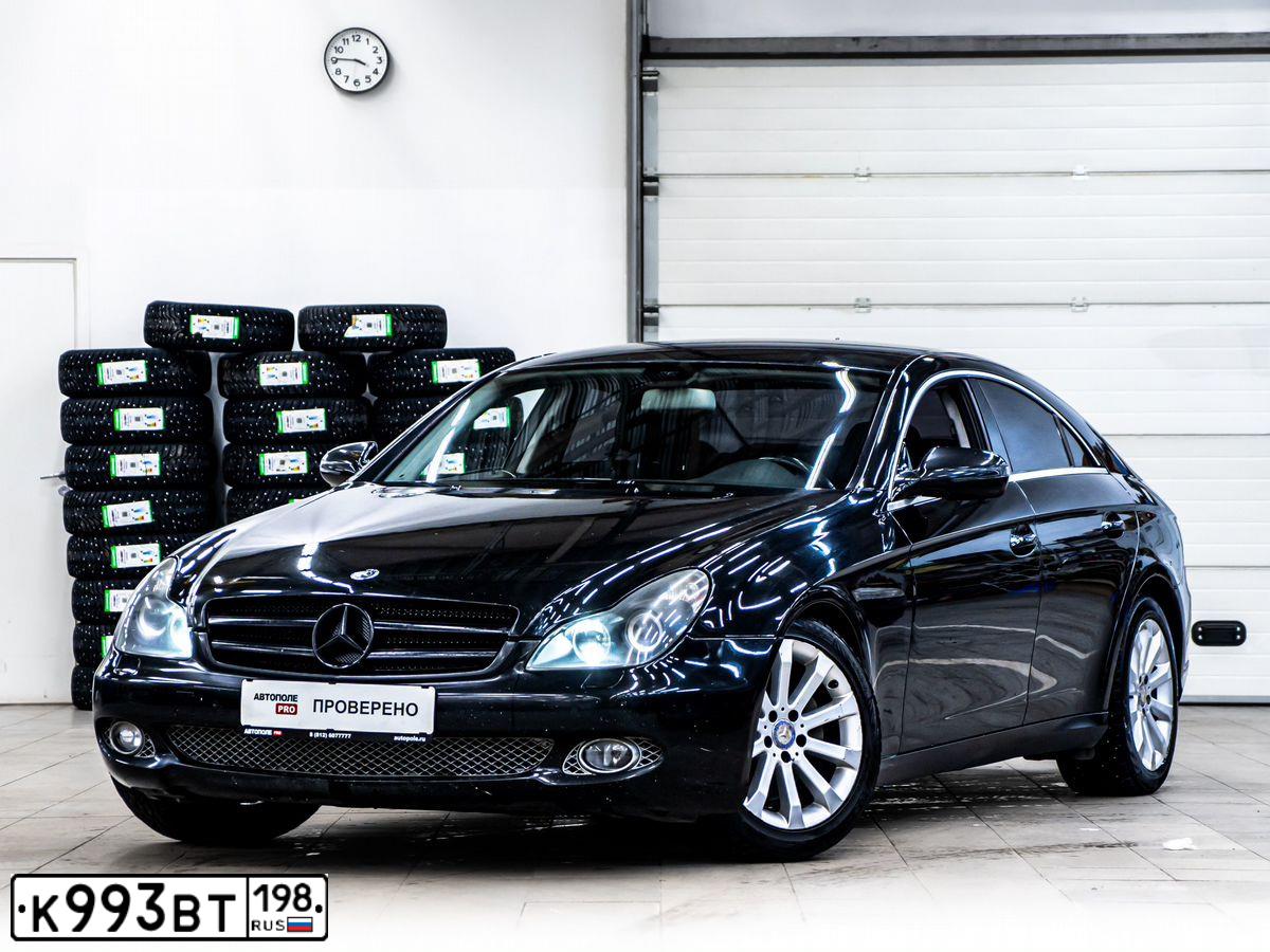 Фото автомобиля MERCEDES CLS-KLASSE, 2008 — госномер Х073СУ178. Цвет: ЧЕРНЫЙ