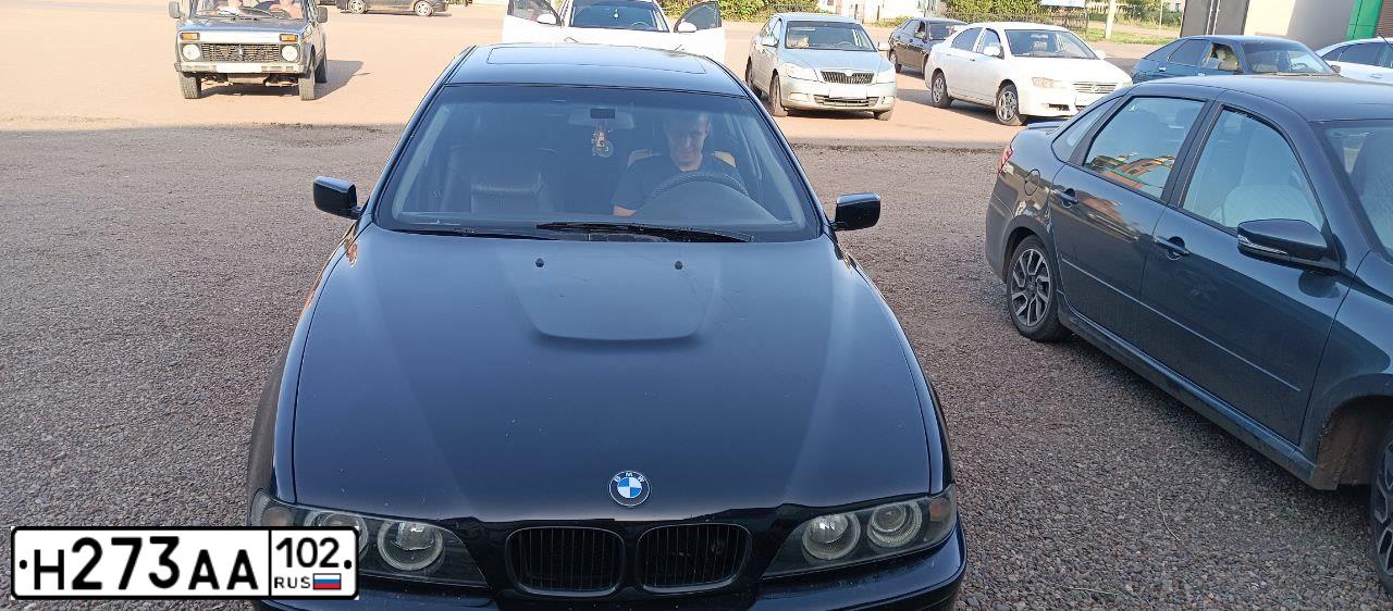 Фото автомобиля BMW SERIE 5, 1999 — госномер Н273АА102. Цвет: ЧЕРНЫЙ