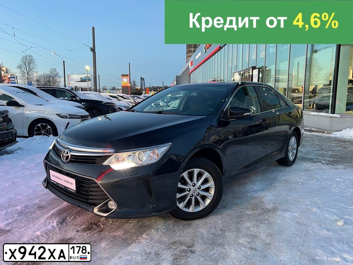 Фото автомобиля TOYOTA CAMRY, 2017 — госномер С489ХТ716. Цвет: ТЕМНО-СЕРЫЙ МЕТАЛЛИК