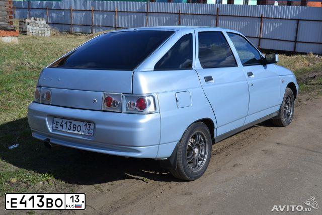 Фото автомобиля LADA 2112, 2004 — госномер Н387ЕО13. Цвет: СЕРЕБРИСТО-ЖЕЛТЫЙ