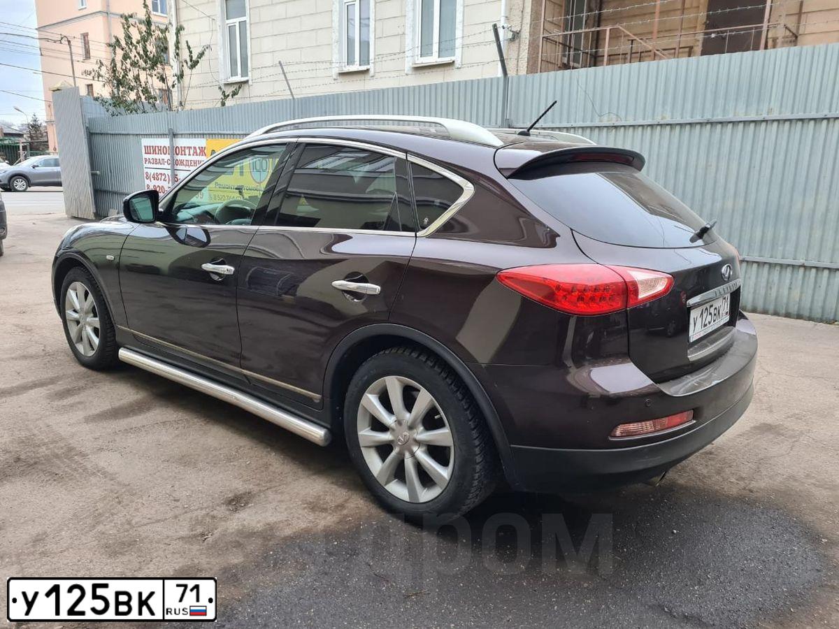 Фото автомобиля INFINITI QX50 /EX/, 2009 — госномер А444НА71. Цвет: ТЕМНО-БОРДОВЫЙ