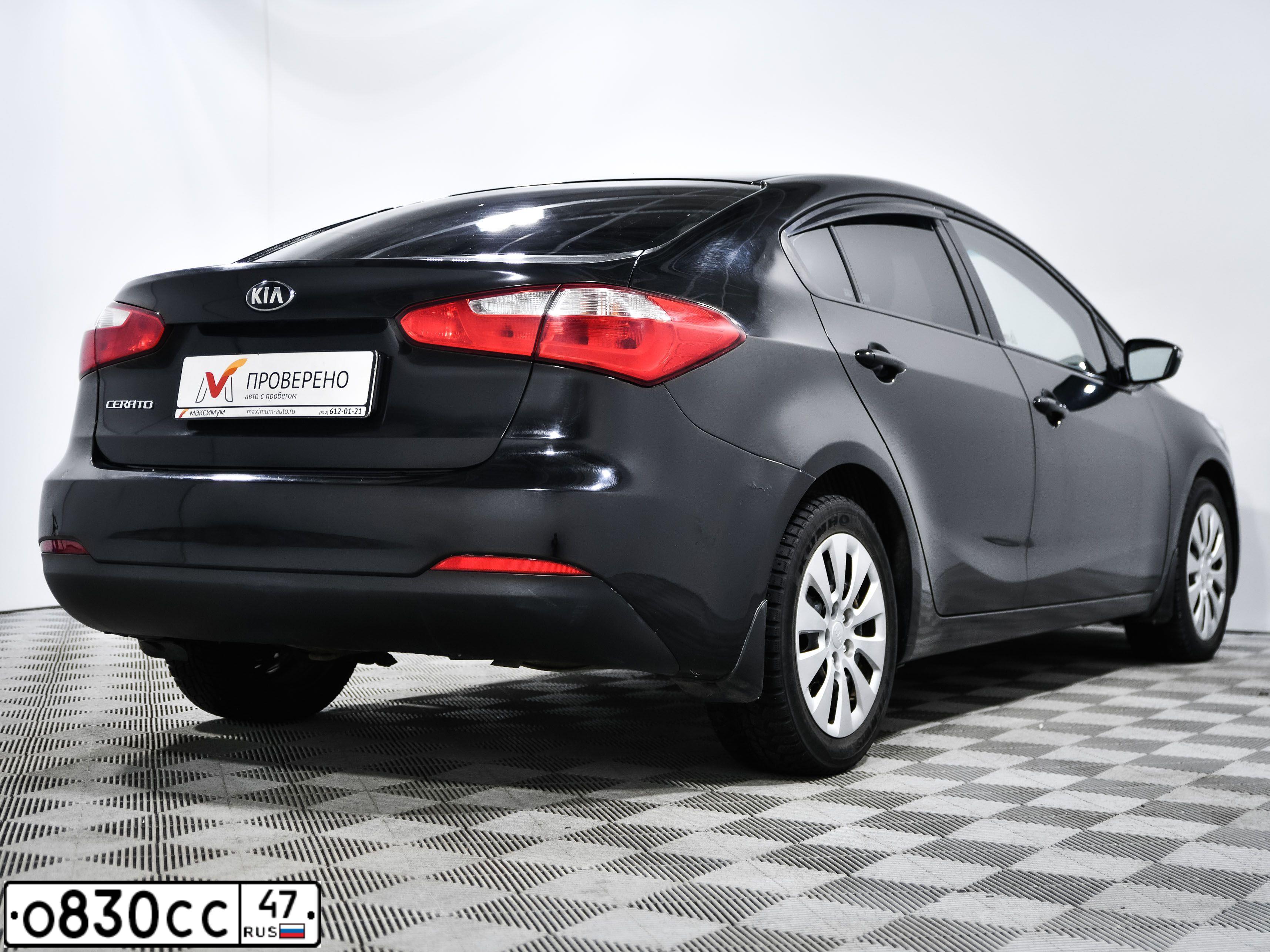 Фото автомобиля КИА YD (CERATO FORTE), 2016 — госномер Е364ЕМ147. Цвет: ЧЕРНЫЙ