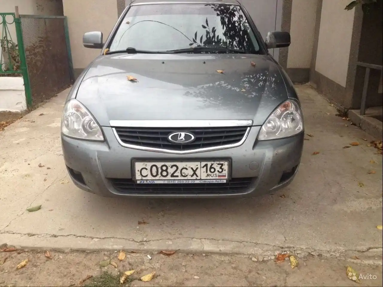 Фото автомобиля LADA 2172 PRIORA, 2012 — госномер С165РТ136. Цвет: средний серо-зеленый металлик