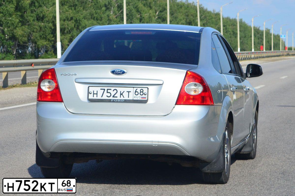 Фото автомобиля FORD FOCUS, 2009 — госномер Н752КТ68