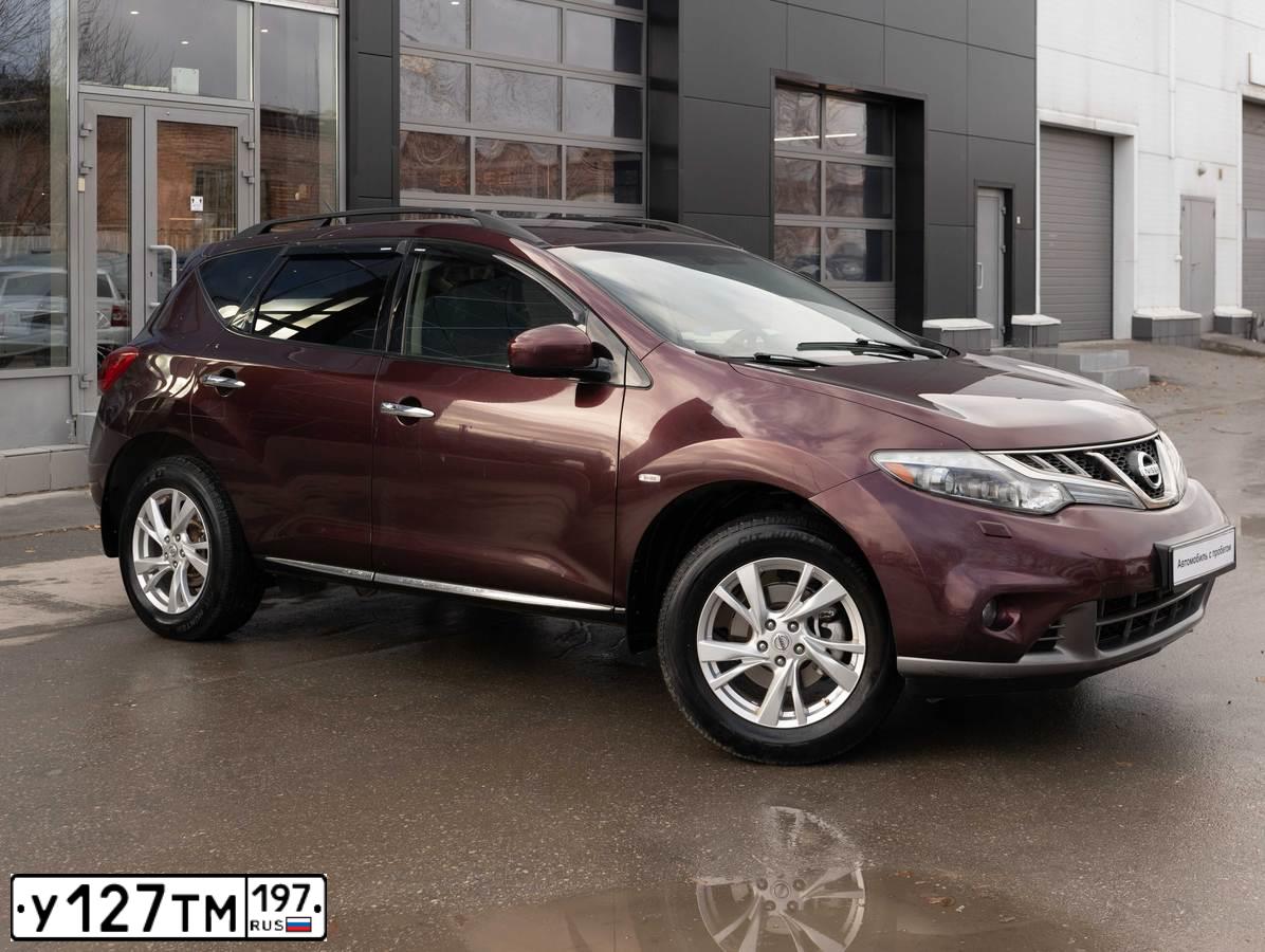 Фото автомобиля NISSAN MURANO, 2012 — госномер У127ТН197. Цвет: КРАСНЫЙ ТЕМНЫЙ