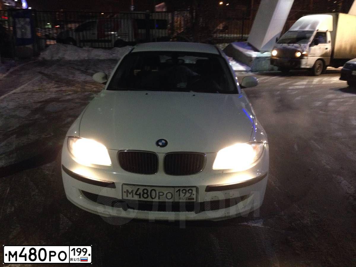 Фото автомобиля BMW SERIE 1, 2009 — госномер С367СТ72. Цвет: Белый