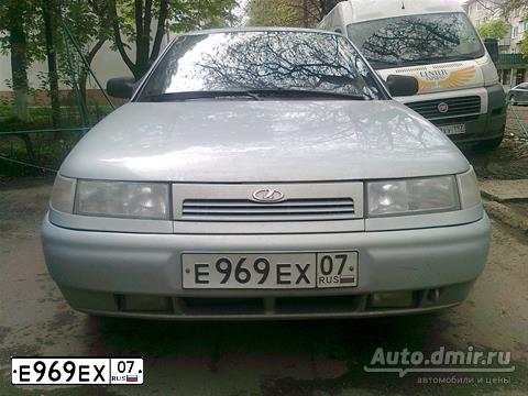 Фото автомобиля LADA 2110, 2007 — госномер Е969ЕХ07. Цвет: СЕРЕБРИСТО-ЖЕЛТО-ГОЛУБОЙ