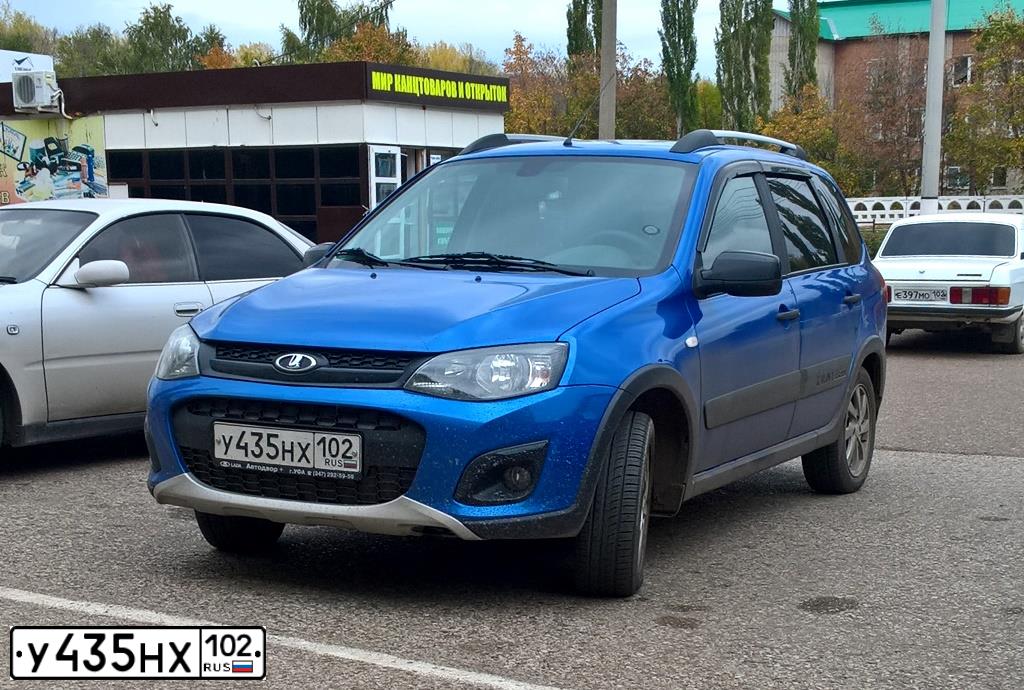 Фото автомобиля LADA 2194 KALINA, 2017 — госномер В239УР702. Цвет: ЯРКО-СИНИЙ