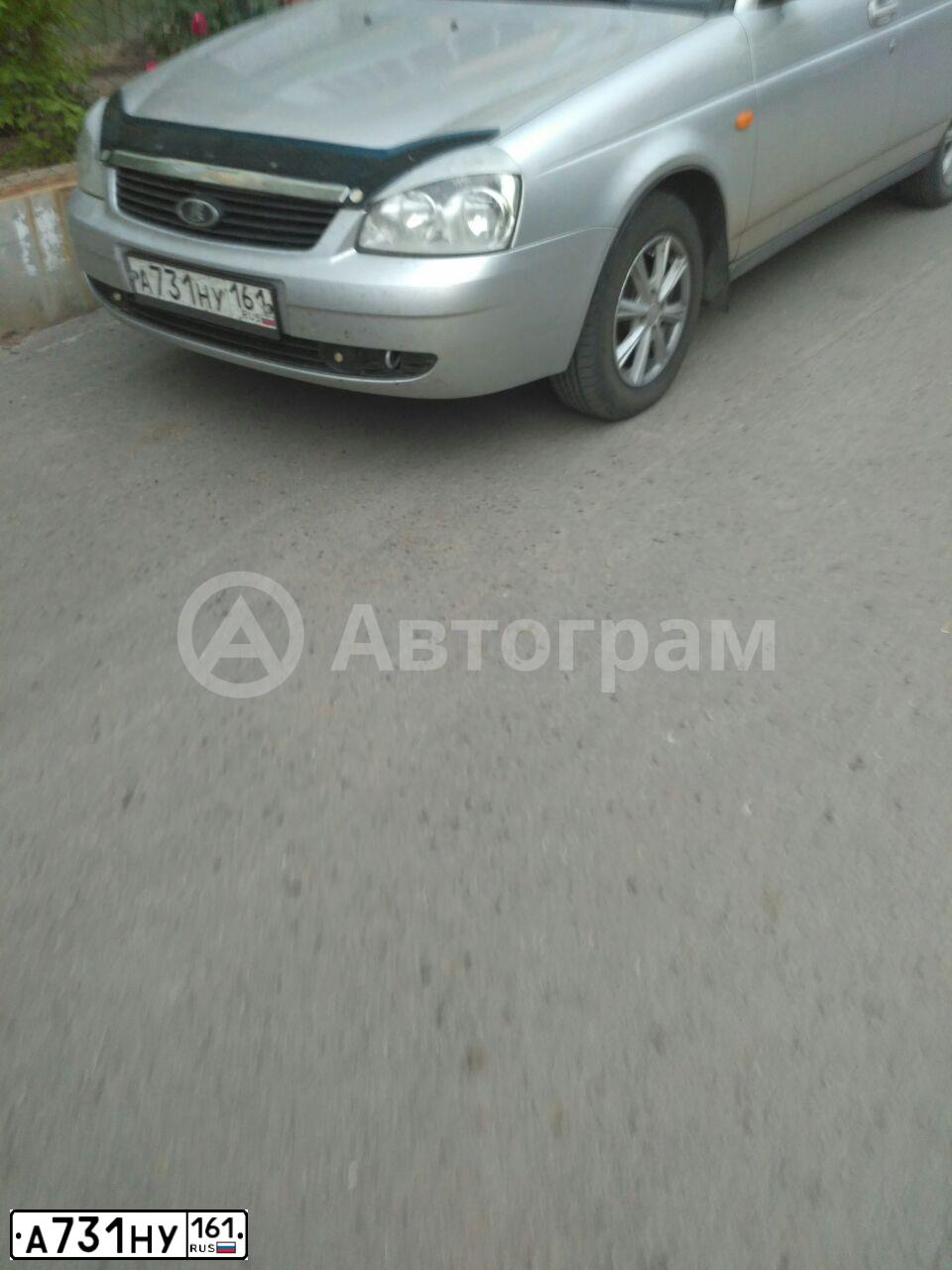 Фото автомобиля LADA 1119 KALINA, 2011 — госномер А731НУ161. Цвет: СЕРЕБРИСТЫЙ