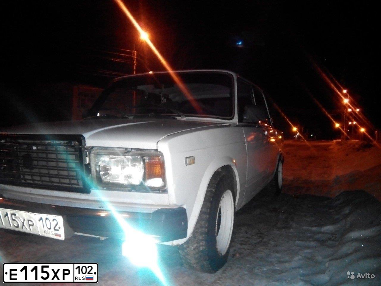 Фото автомобиля LADA 2107, 2001 — госномер Е115ХР102. Цвет: ЯРКО-БЕЛЫЙ