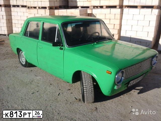 Фото автомобиля LADA 2101, 1982 — госномер К813РТ26. Цвет: ЗЕЛЕНЫЙ