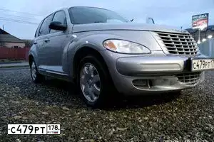Фото автомобиля CHRYSLER PT CRUISER, 2004 — госномер Т770УО05. Цвет: Серебристый