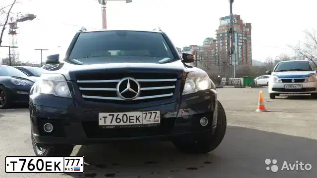 Фото автомобиля MERCEDES GLK-KLASSE, 2009 — госномер Е274ХА197. Цвет: ТЕМНО-СИНИЙ