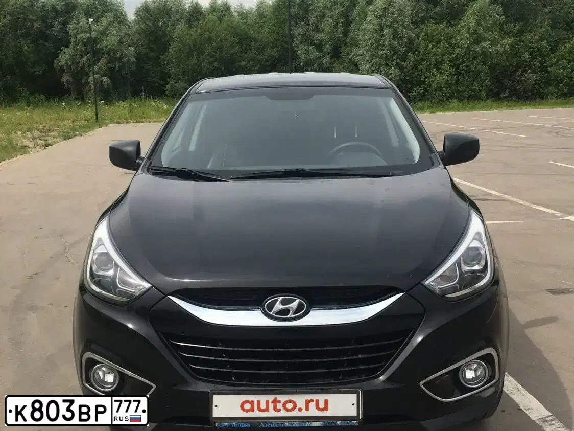 Фото автомобиля HYUNDAI IX35, 2014 — госномер К803ВР777. Цвет: ЧЕРНЫЙ