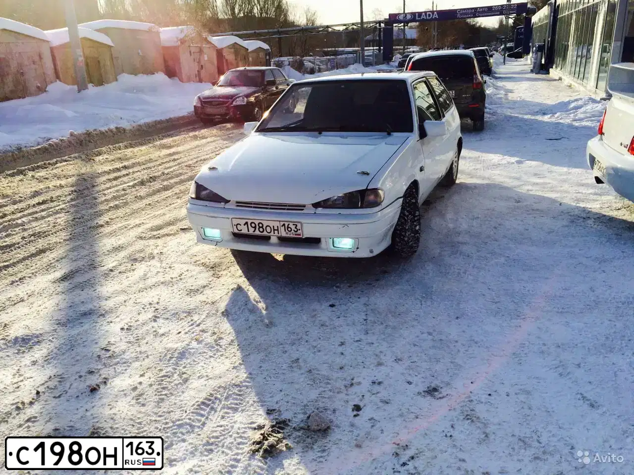 Фото автомобиля LADA 2108 SAMARA, 1992 — госномер С198ОН163. Цвет: ЯРКО-БЕЛЫЙ