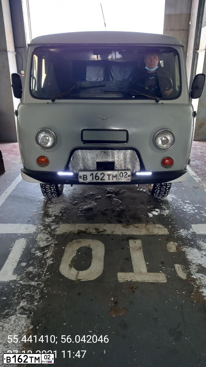 Фото автомобиля УАЗ 3909, 2000 — госномер В162ТМ02. Цвет: БЕЛАЯ НОЧЬ