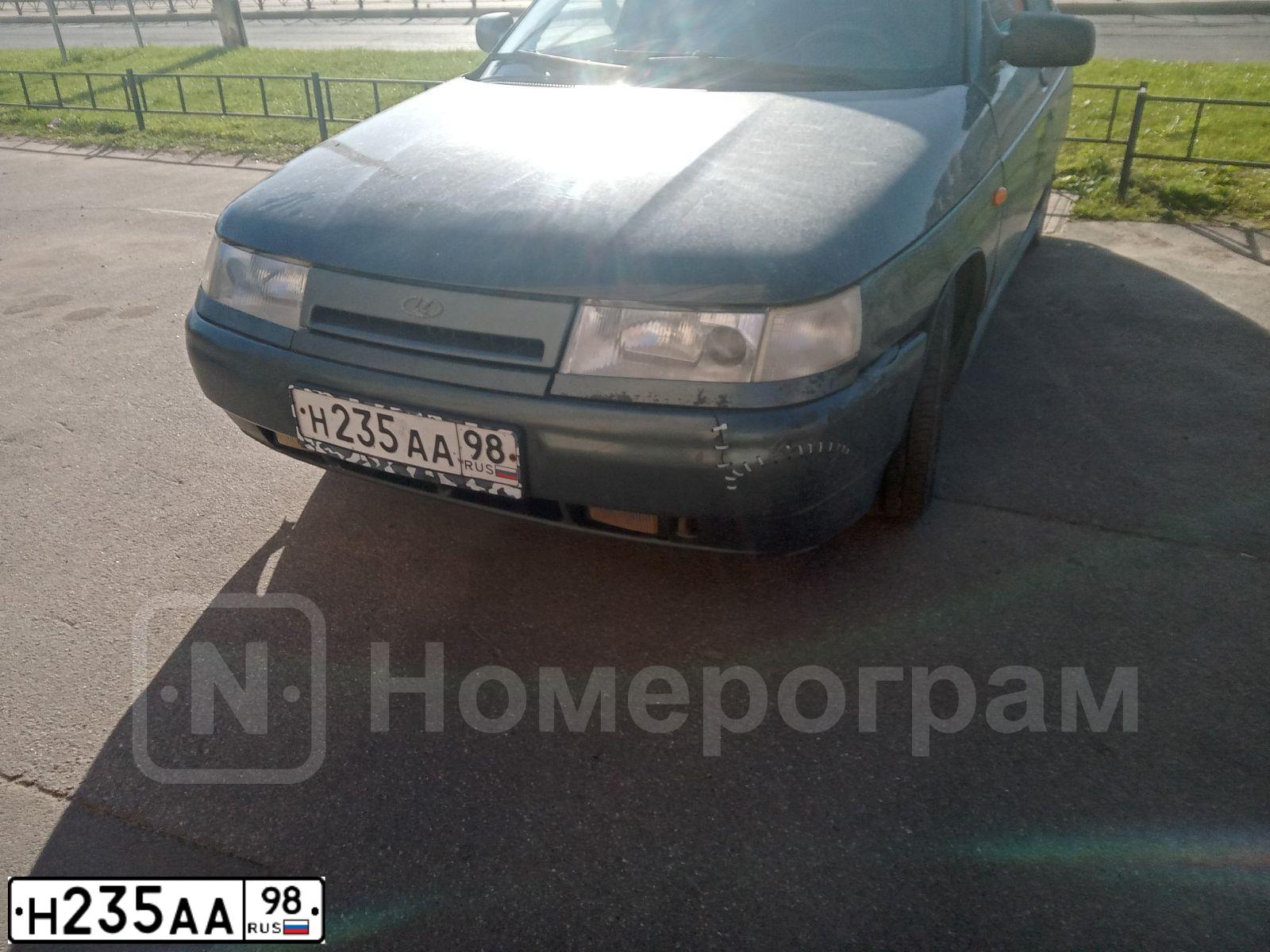 Фото автомобиля LADA 2112 LADA, 2006 — госномер Н235АА98. Цвет: СЕРО-СИНЕ-ЗЕЛЕНЫЙ