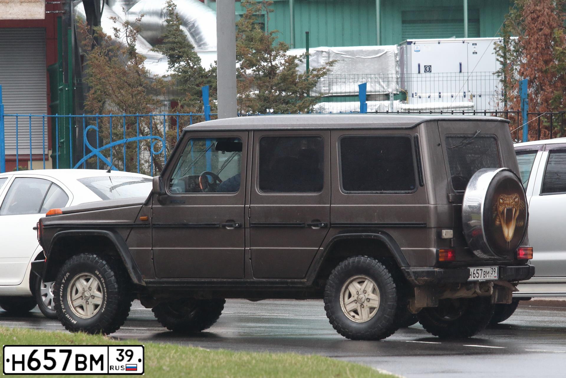 Фото автомобиля MERCEDES G-KLASSE, 1988 — госномер Н657ВМ39. Цвет: КОРИЧНЕВЫЙ