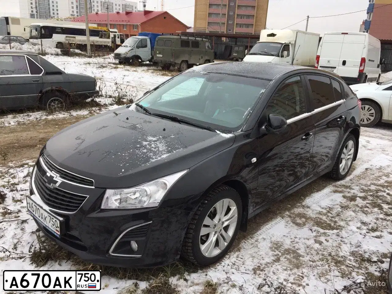 Фото автомобиля CHEVROLET CRUZE, 2013 — госномер С437ТК33. Цвет: ЧЕРНЫЙ МЕТАЛЛИК
