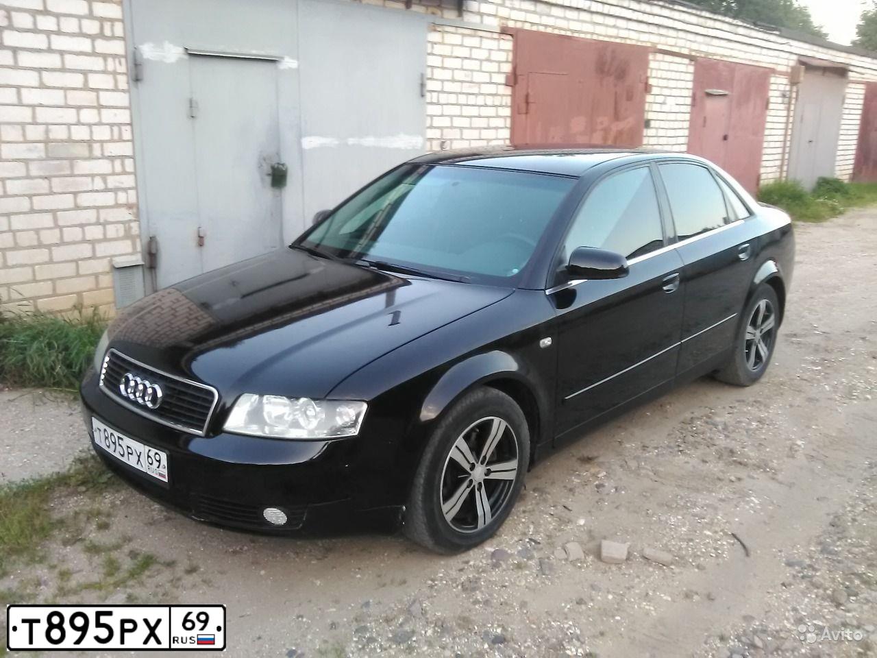 Фото автомобиля AUDI A4, 2002 — госномер В700МУ69. Цвет: ЧЕРНЫЙ