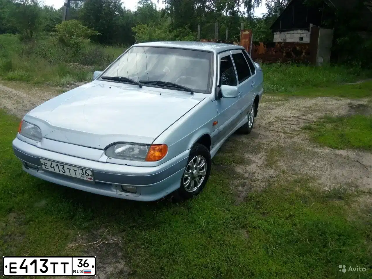 Фото автомобиля LADA 2115 SAMARA, 2004 — госномер Р911КУ761. Цвет: Серебристо-Желтый