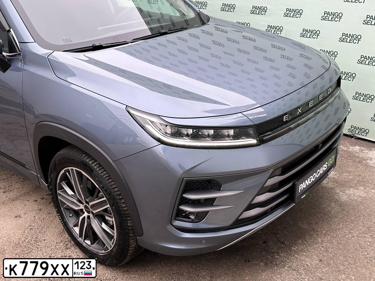 Фото автомобиля EXEED (CHERYEXEED, XINGTU) LX, 2022 — госномер Н440ОО193. Цвет: СЕРЫЙ