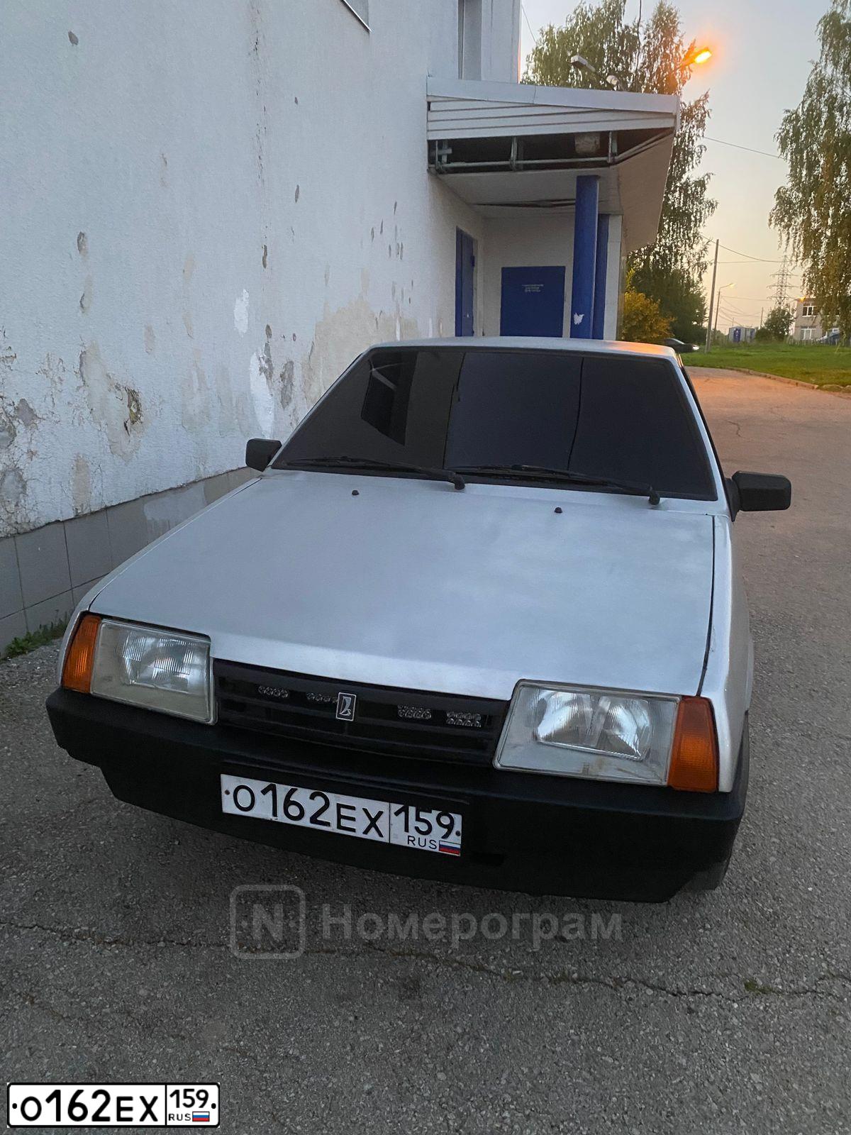 Фото автомобиля LADA 2108 SAMARA, 2002 — госномер О162ЕХ159. Цвет: СВЕТЛО-СЕРЕБРИСТЫЙ МЕТАЛЛ