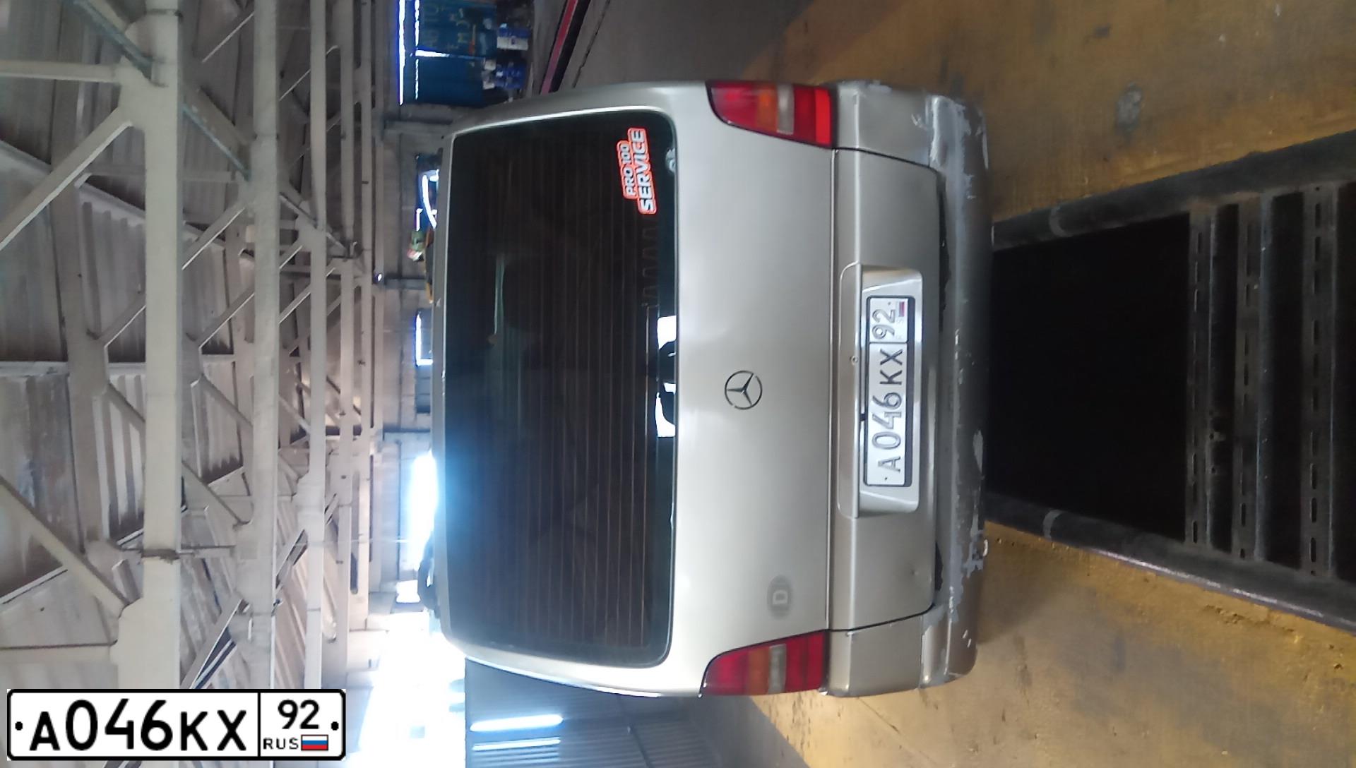 Фото автомобиля MERCEDES-BENZ Vito 110 D, 2001 — госномер А046КХ92