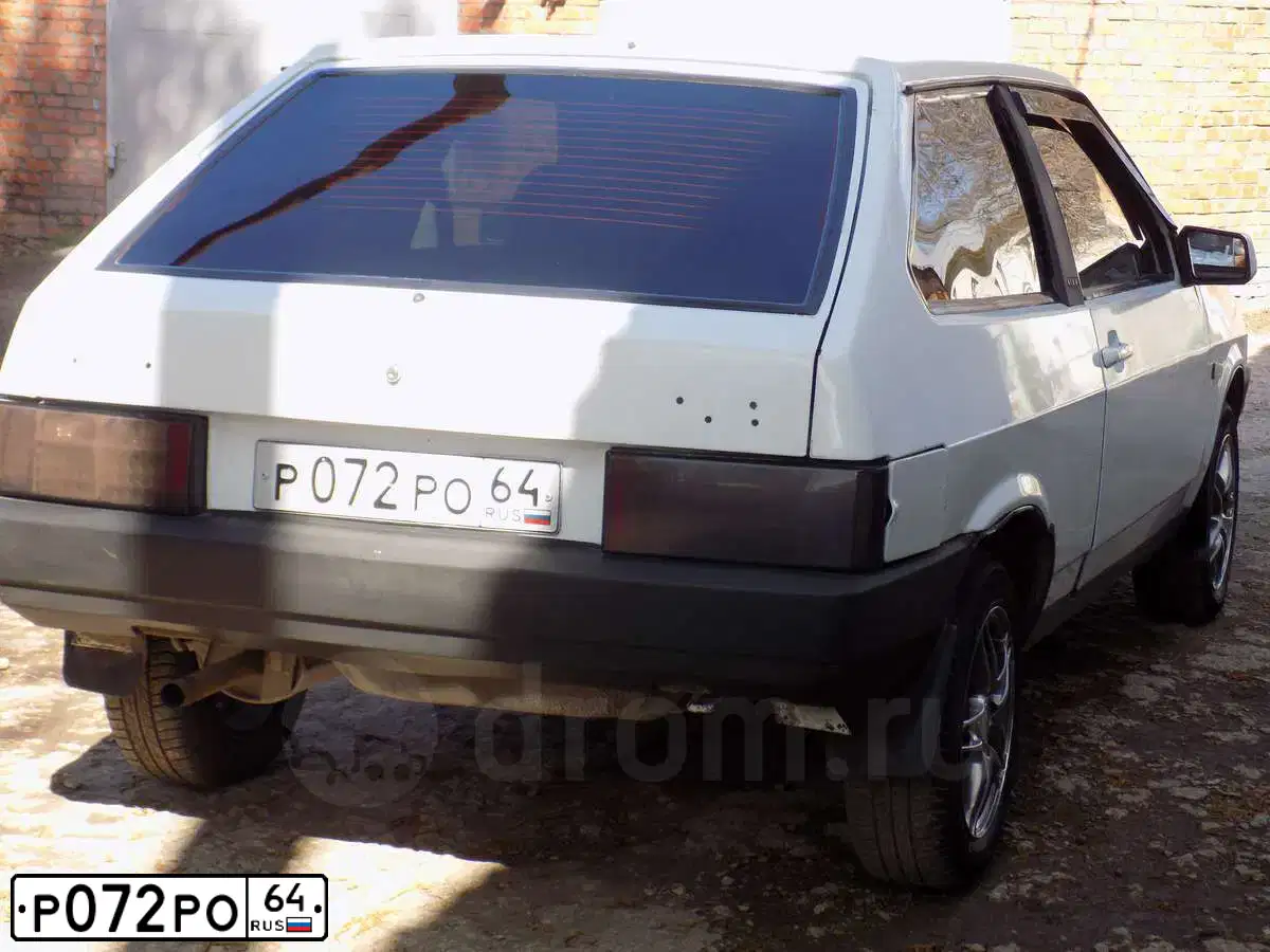 Фото автомобиля LADA 2108 SAMARA, 2001 — госномер М568МР164. Цвет: Белый
