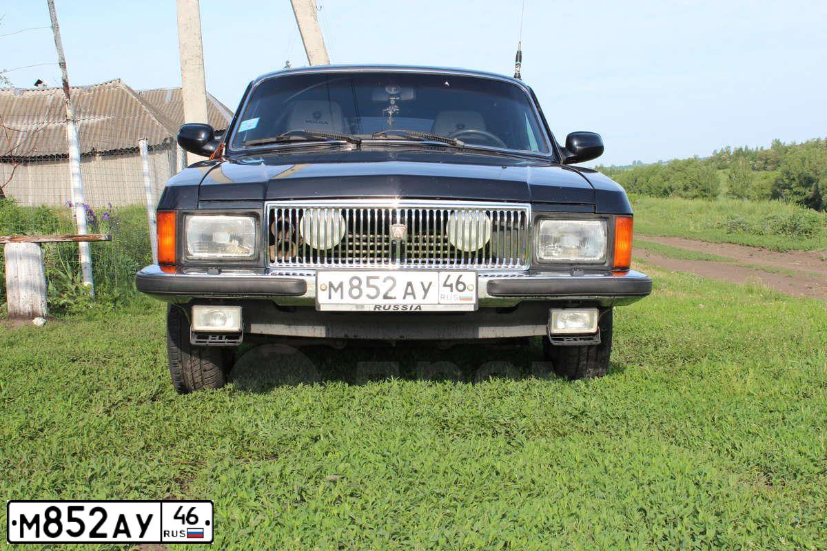 Фото автомобиля GAZ 3102 WOLGA, 2005 — госномер М852АУ46. Цвет: ЧЕРНЫЙ
