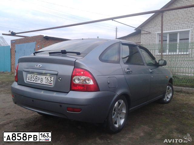 Фото автомобиля LADA 2172 PRIORA, 2008 — госномер А858РВ163. Цвет: СЕРЕБРИСТО-СЕРО-ЗЕЛЕНЫЙ
