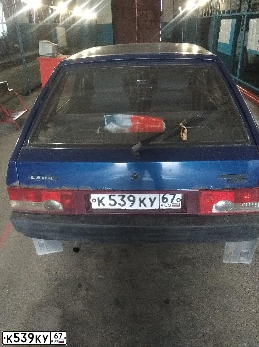 Фото автомобиля LADA 2107 LADA, 2006 — госномер К093ЕН67. Цвет: ТЕМНО-ВИШНЕВЫЙ