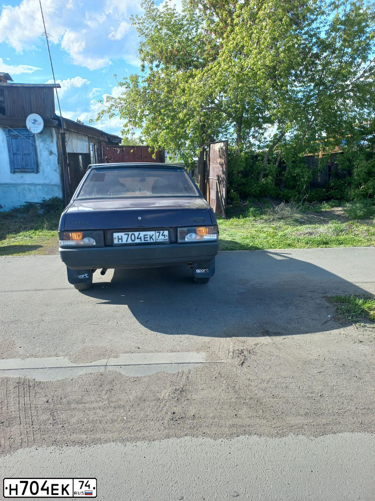 Фото автомобиля LADA 2109 SAMARA, 1998 — госномер Н704ЕК74. Цвет: ФИОЛЕТОВЫЙ