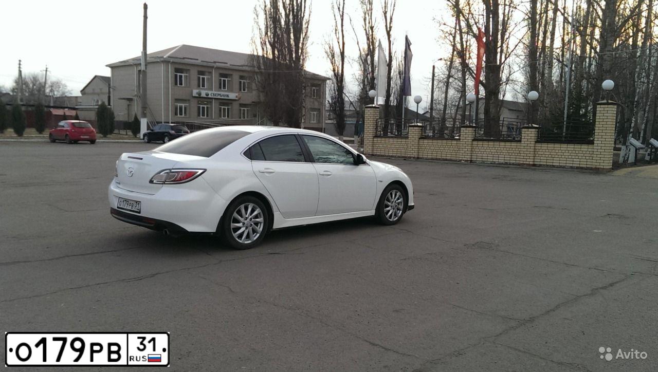 Фото автомобиля MAZDA 6, 2010 — госномер С070СС31. Цвет: Белый