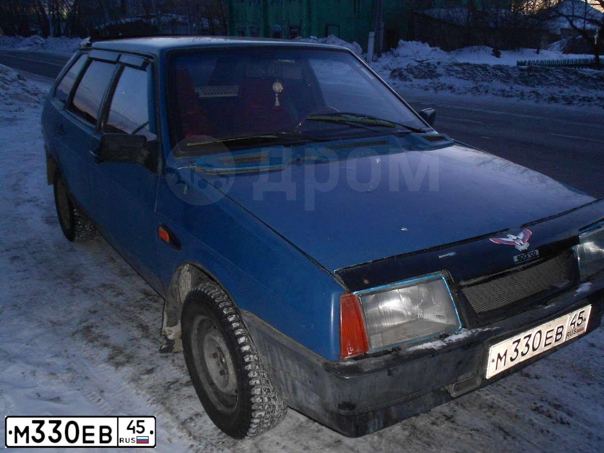 Фото автомобиля LADA 2109 SAMARA, 1993 — госномер М330ЕВ45. Цвет: синий