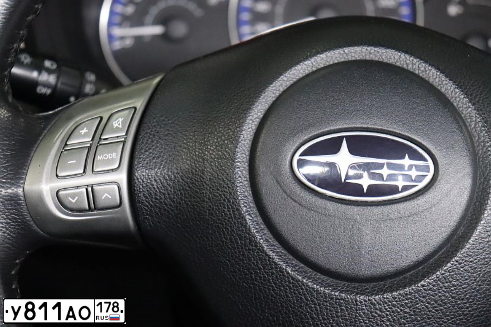 Фото автомобиля SUBARU FORESTER, 2010 — госномер М456ОТ790. Цвет: ЧЕРНЫЙ