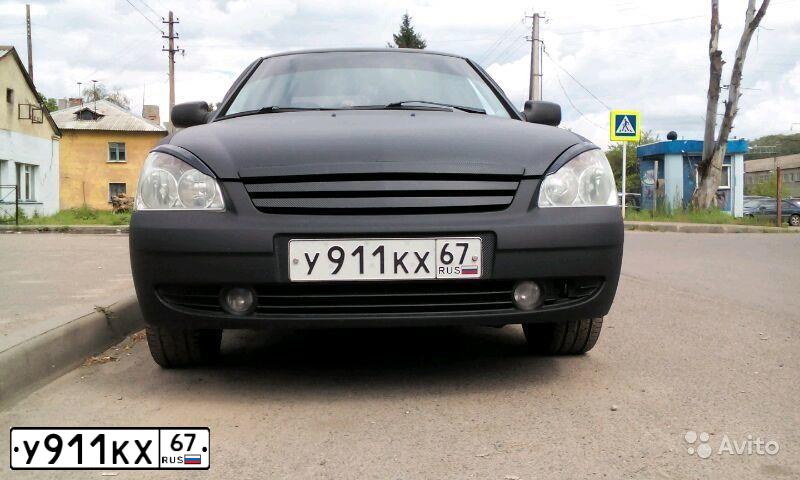 Фото автомобиля LADA 2170 PRIORA, 2010 — госномер У911КХ67. Цвет: ЧЕРНЫЙ