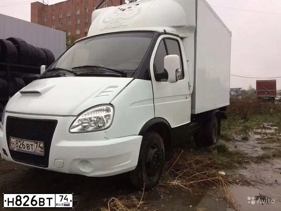 Фото автомобиля GAZ 3302 EL, 2006 — госномер Н826ВТ74. Цвет: Белый