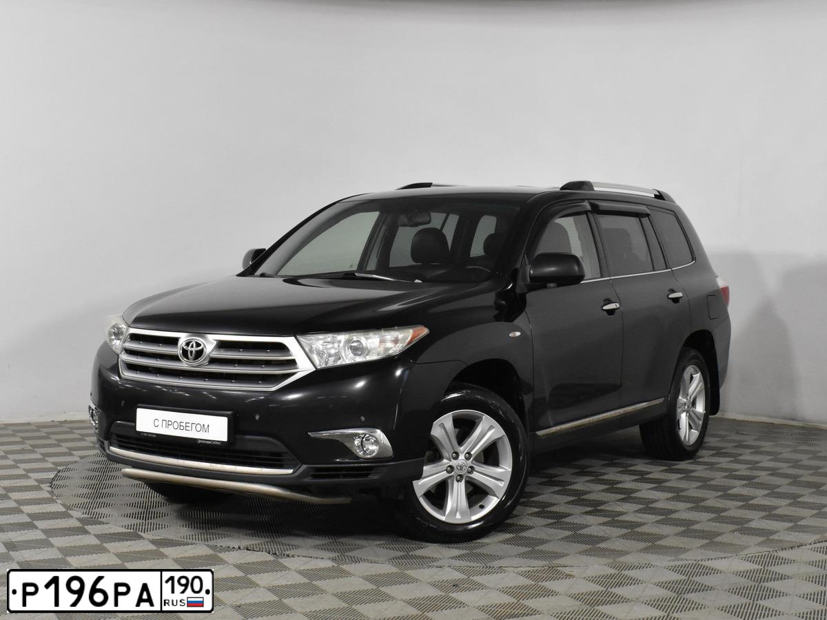 Фото автомобиля TOYOTA HIGHLANDER, 2011 — госномер Х543ОО799. Цвет: ЧЕРНЫЙ