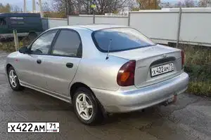 Фото автомобиля ZAZ LANOS, 2006 — госномер Е022ЕН71. Цвет: Серебристый