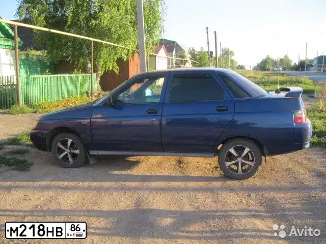 Фото автомобиля LADA 2110, 2003 — госномер В206ВУ186. Цвет: СЕРЕБРИСТЫЙ ЯРКО-СИНИЙ