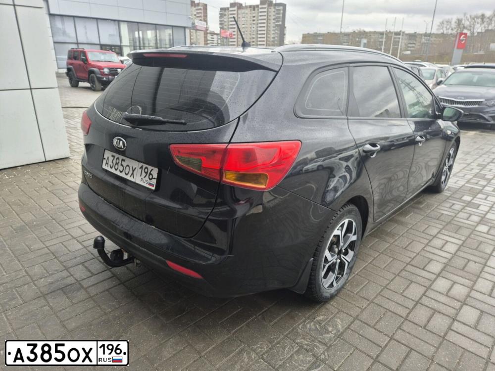 Фото автомобиля KIA CEED JD, 2013 — госномер А914НС172. Цвет: ЧЕРНЫЙ